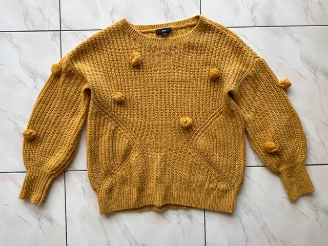 Oker trui JBC maat XS-ruim (nr1991a)